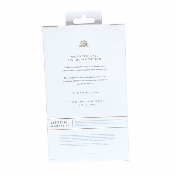 Rifle Paper Co Clear Garden Party Blush Phone Case - Picture 4 of 4